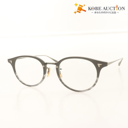 ■ BJ CLASSIC COLLECTION サングラス COM-510N NT 48□21-142 C-110-15 レンズ入り チタン メガネ ダークグレー 黒 ケース付き