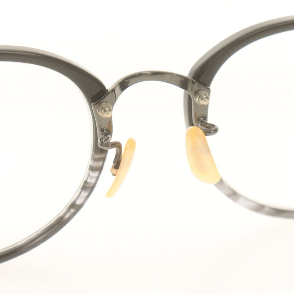 ■ BJ CLASSIC COLLECTION サングラス COM-510N NT 48□21-142 C-110-15 レンズ入り チタン メガネ ダークグレー 黒 ケース付き