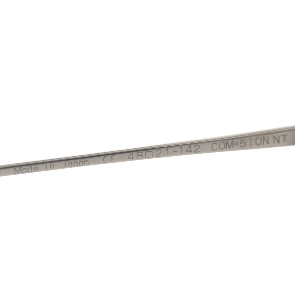 ■ BJ CLASSIC COLLECTION サングラス COM-510N NT 48□21-142 C-110-15 レンズ入り チタン メガネ ダークグレー 黒 ケース付き