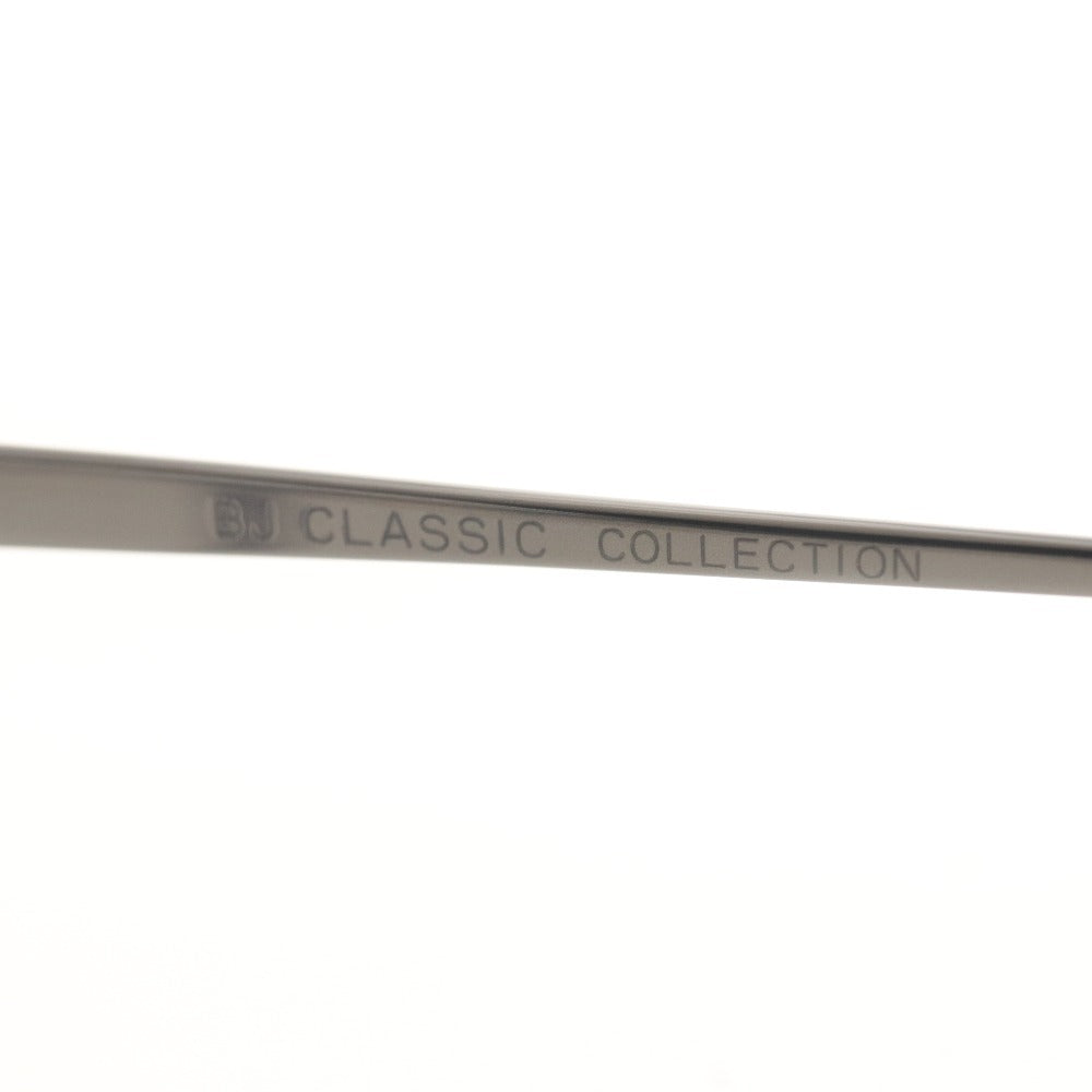 ■ BJ CLASSIC COLLECTION サングラス COM-510N NT 48□21-142 C-110-15 レンズ入り チタン メガネ ダークグレー 黒 ケース付き
