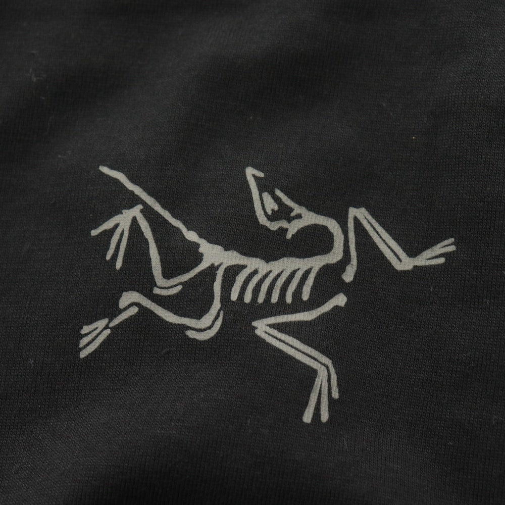 ■ Arc'teryx アークテリクス 長袖Tシャツ トップス Kragg SL Cotton LS Men's X000009536 ロゴ L 黒