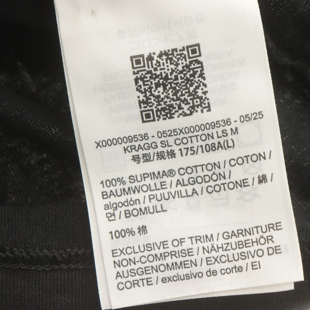 ■ Arc'teryx アークテリクス 長袖Tシャツ トップス Kragg SL Cotton LS Men's X000009536 ロゴ L 黒