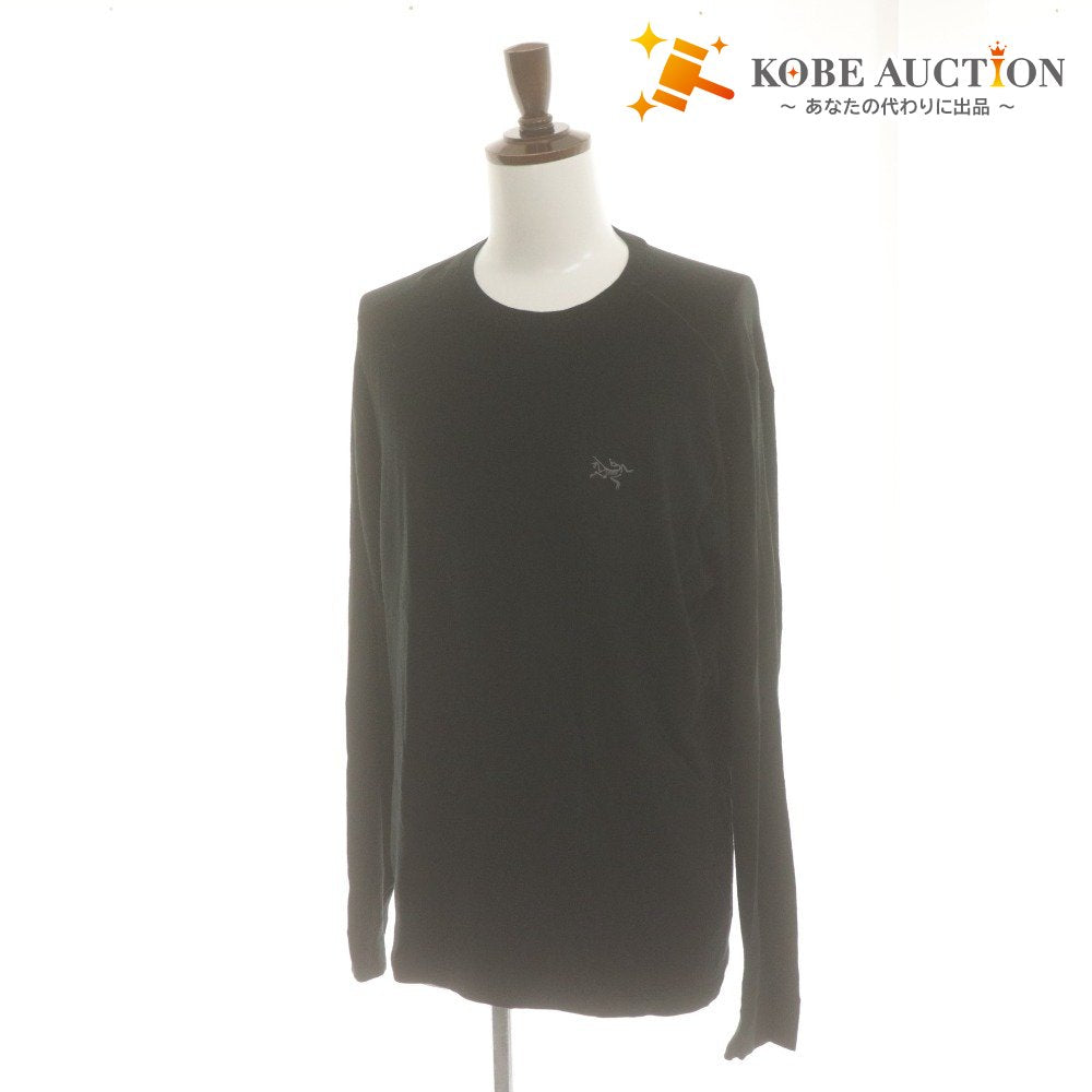 ■ Arc'teryx アークテリクス アンダーシャツ 長袖 インナー Rho Merino Wool Crew Neck Men's 温度調節機能 フィット 冬 メンズ L 黒