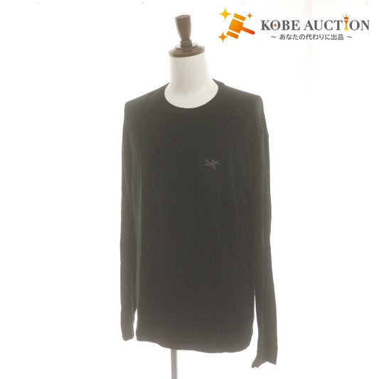 ■ Arc'teryx アークテリクス アンダーシャツ 長袖 インナー Rho Merino Wool Crew Neck Men's 温度調節機能 フィット 冬 メンズ L 黒
