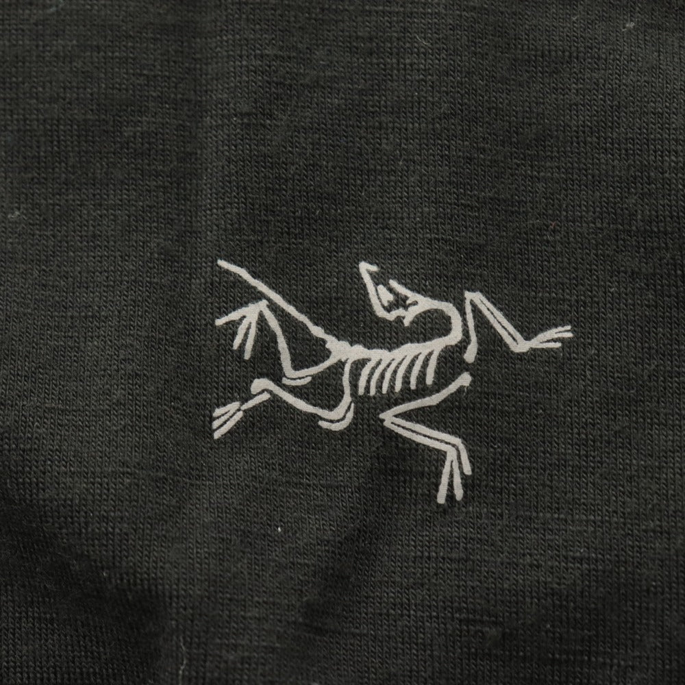 ■ Arc'teryx アークテリクス アンダーシャツ 長袖 インナー Rho Merino Wool Crew Neck Men's 温度調節機能 フィット 冬 メンズ L 黒