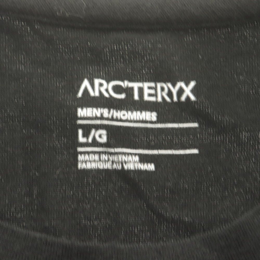 ■ Arc'teryx アークテリクス アンダーシャツ 長袖 インナー Rho Merino Wool Crew Neck Men's 温度調節機能 フィット 冬 メンズ L 黒