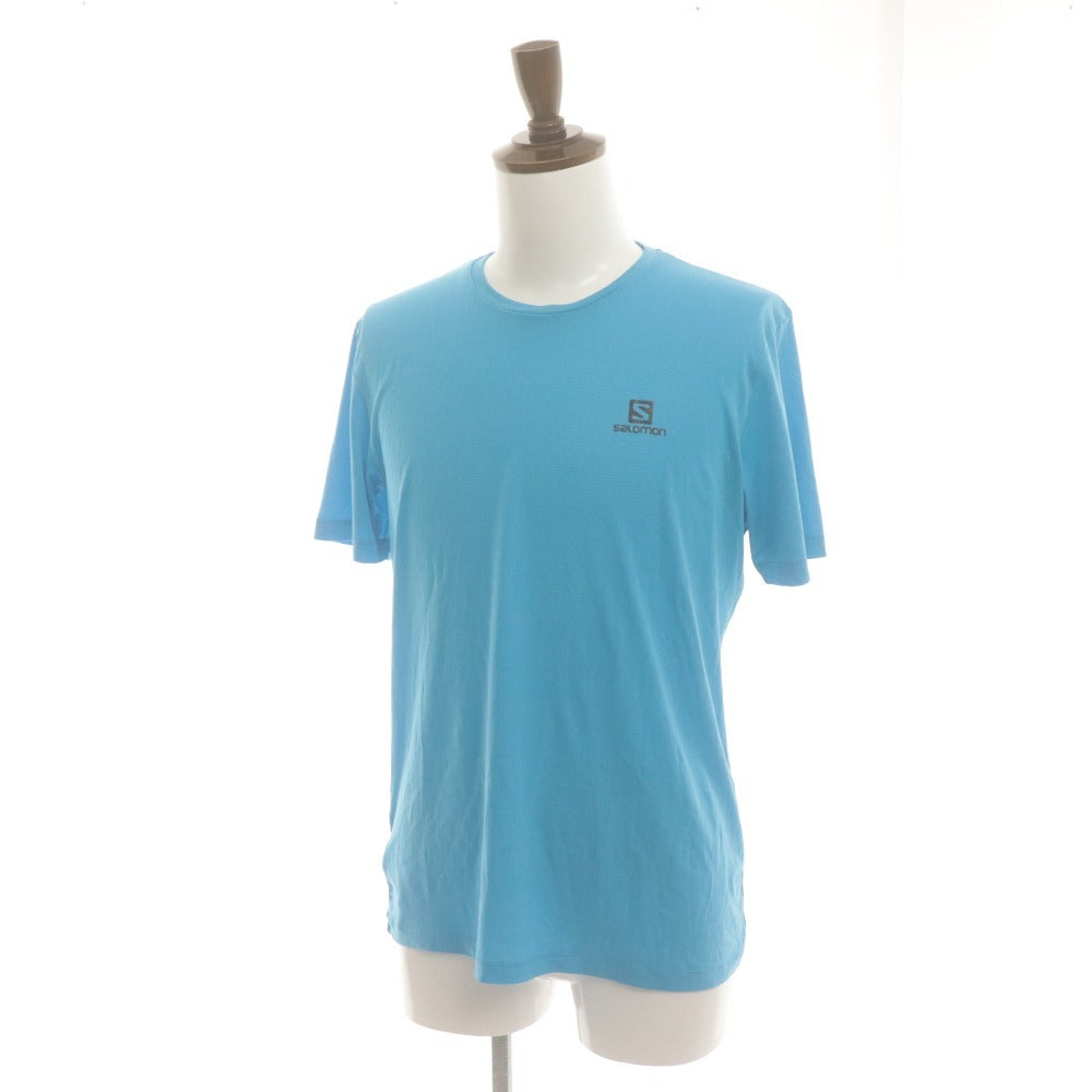 ■ SALOMON サロモン 半袖Tシャツ 2枚/点セット まとめ売り トップス トレーニング スポーツウエア ロゴ メンズ M ライト/ブルー,グリーン