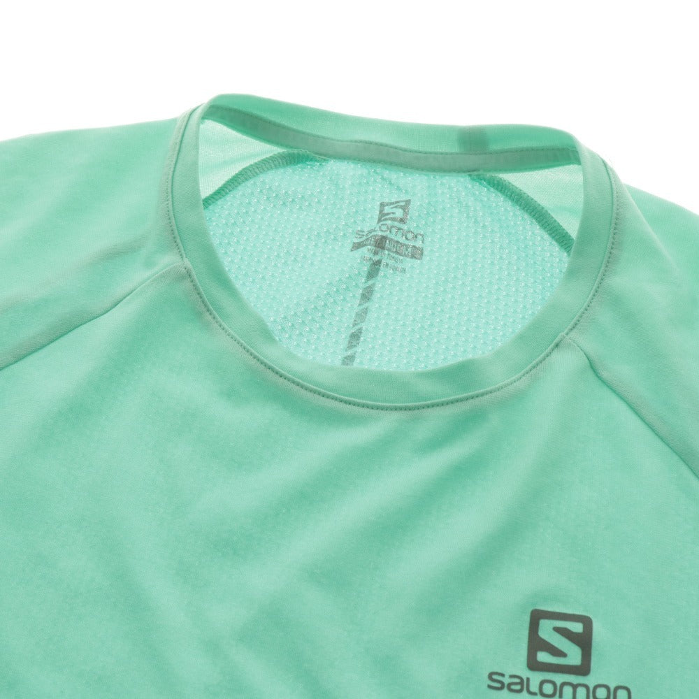 ■ SALOMON サロモン 半袖Tシャツ 2枚/点セット まとめ売り トップス トレーニング スポーツウエア ロゴ メンズ M ライト/ブルー,グリーン