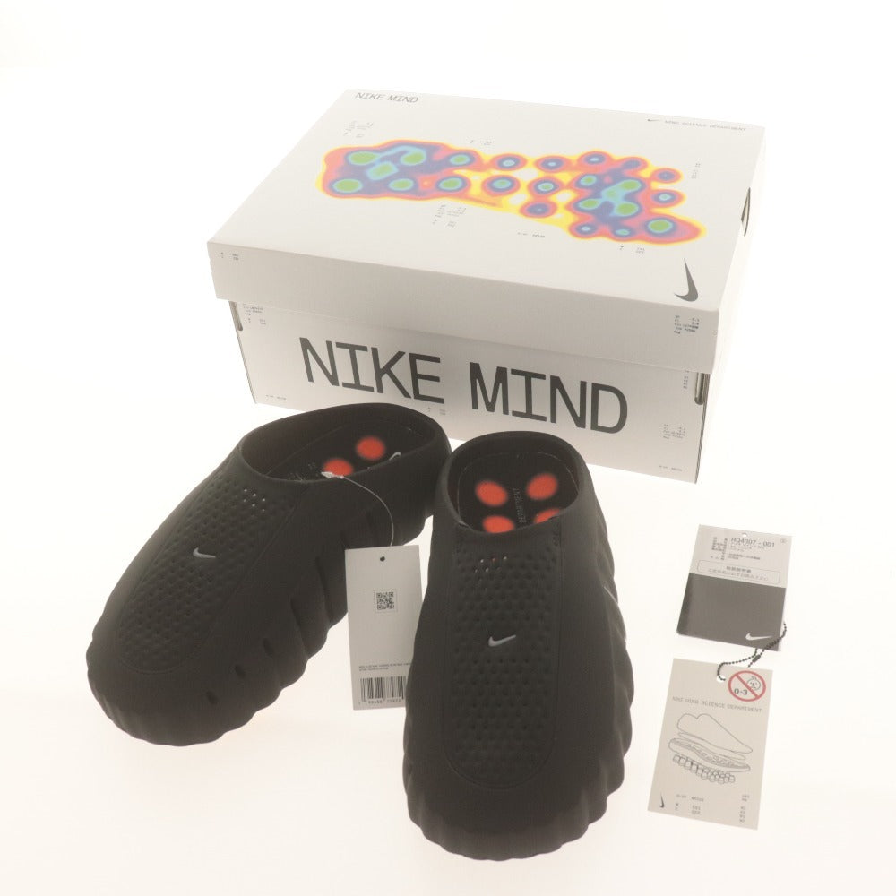 ■ NIKE ナイキ サンダル 靴 Mind 001 Mules Black/Chrome-Hyper Crimson HQ4307-001 メンズ 27cm 黒 箱/タグ/付属品付き 未使用(訳アリ)