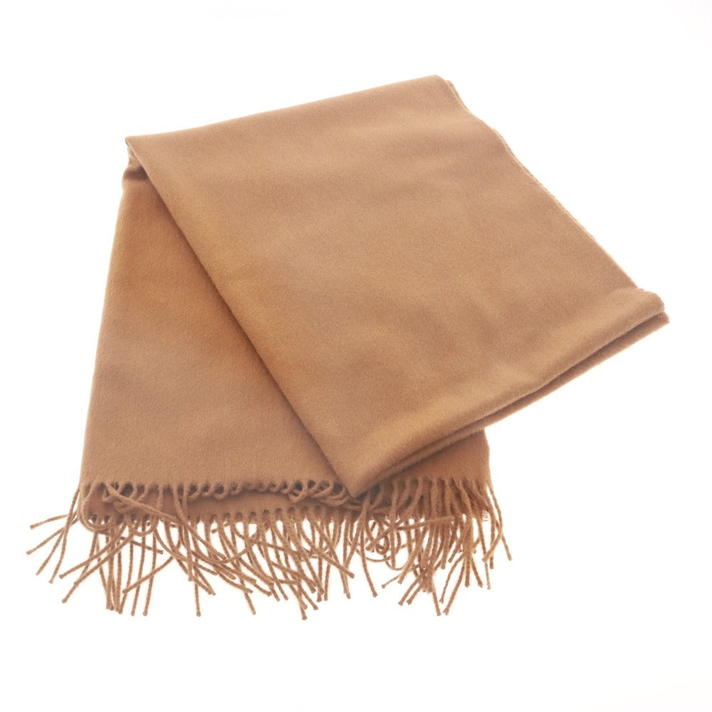 ■ Johnstons of Elgin Johnstons of Elgin Stole Scarf Large Cashmere Men's Women's Light Brown Unused