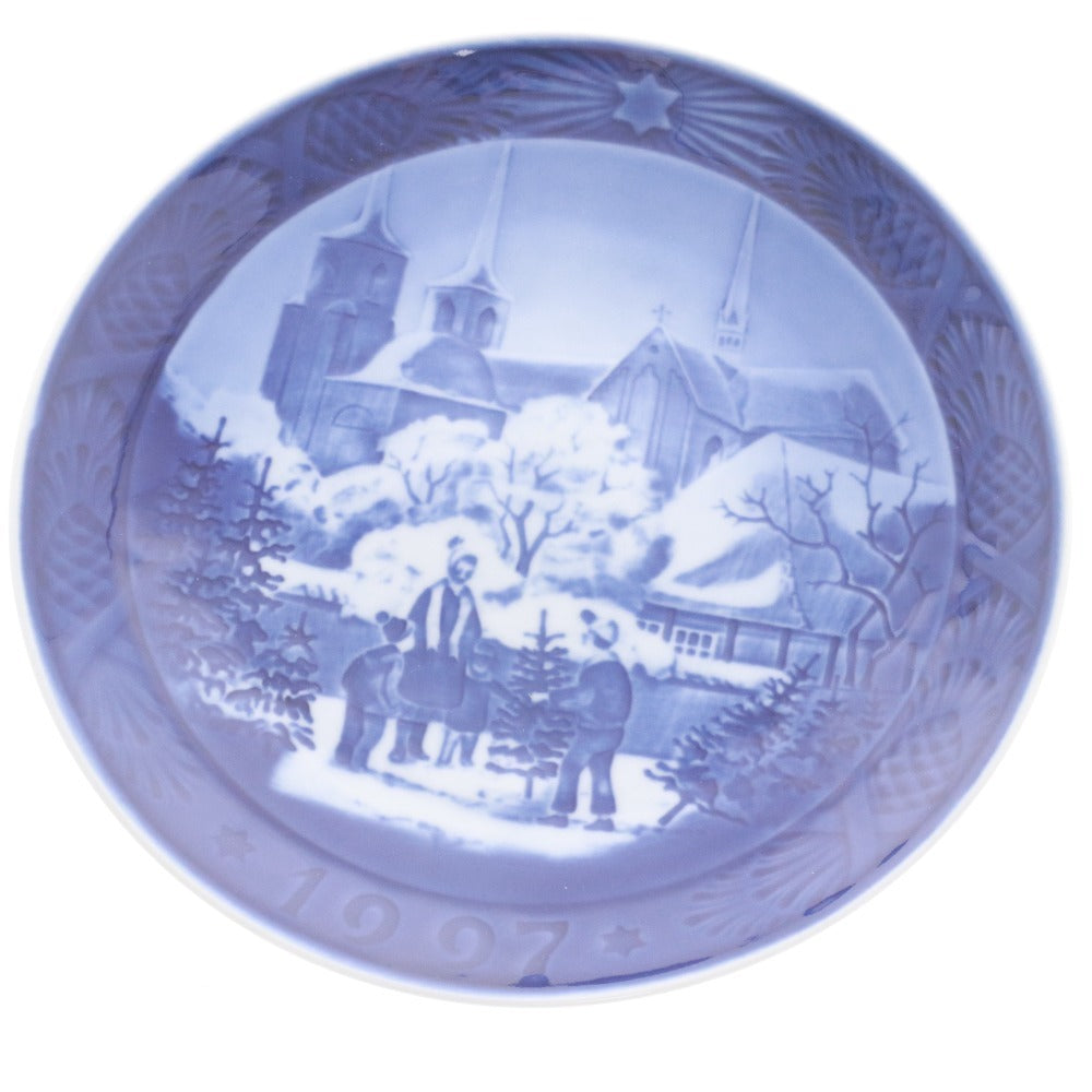 ■ ROYAL COPENHAGEN ロイヤルコペンハーゲン イヤープレート 2枚セット まとめ売り 1997年 1998年 食器 皿 箱付き 未使用