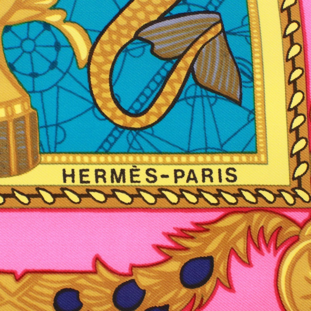 ■ HERMES エルメス スカーフ カレ90 LES BISSONE DE VENISE ヴェニスの船祭り シルク レディース マルチカラー 未使用