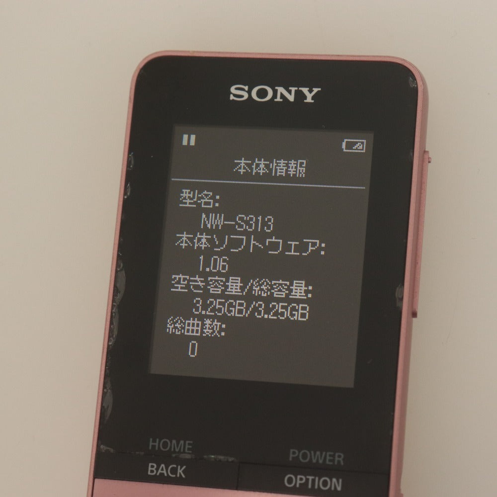 ■ Sony ソニー ウォークマン NW-S313 4GB オーディオプレーヤー Type-C＆iPhoneモバイルバッテリー/ホルダー/付属品付き 動作確認済み