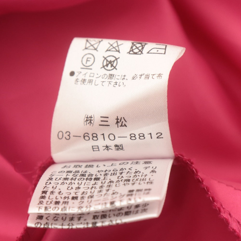■ エメ AIMER ドレス ロング 27-4-178 演奏会 舞台 花柄 フラワー カラー 日本製 レディース 9号 ピンク レッド系