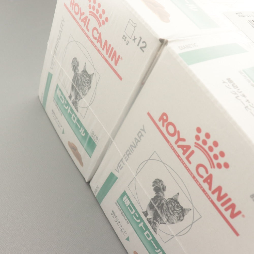 ■ ロイヤルカナン キャットフード 糖コントロール パウチ 24点セット まとめ売り 85g 12パウチ×2箱 賞味期限 2027/4/12 未開封