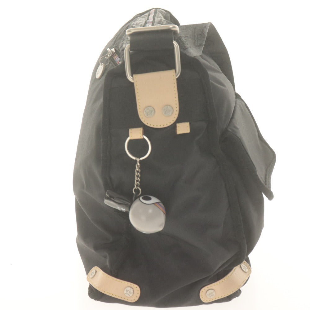 ■ レスポートサック トキドキ LeSportsac tokidoki コラボ ショルダーバッグ 鞄 ナイロン マルチカラーファスナー レディース ブラック系