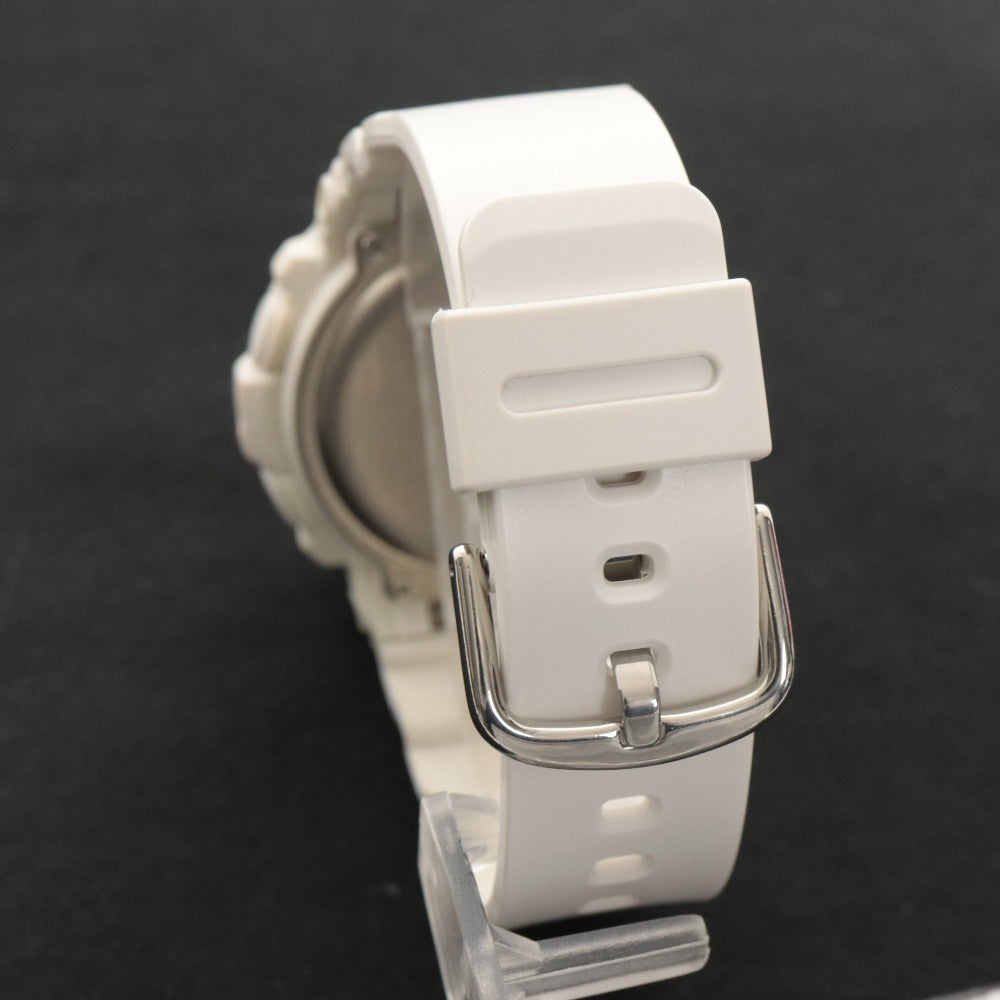 ■ カシオ CASIO 腕時計 BABY-G BGA-2800 ソーラー電波 マット 10気圧防水 耐衝撃構造 ピンクゴールド レディース ホワイト系 袋付き
