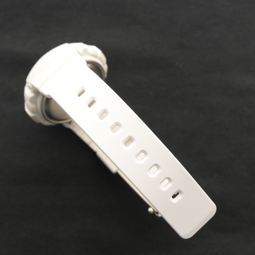 ■ カシオ CASIO 腕時計 BABY-G BGA-2800 ソーラー電波 マット 10気圧防水 耐衝撃構造 ピンクゴールド レディース ホワイト系 袋付き