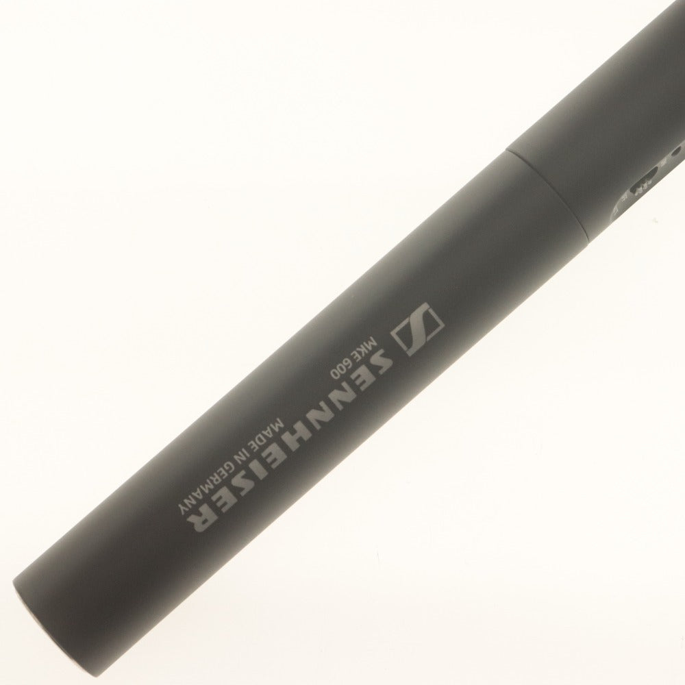 ■ SENNHEISER ゼンハイザー ショットガンマイク MKE600 XLR コンデンサー マイクロフォン 音響機材 PC ビデオカメラ用 付属品付き 動作品