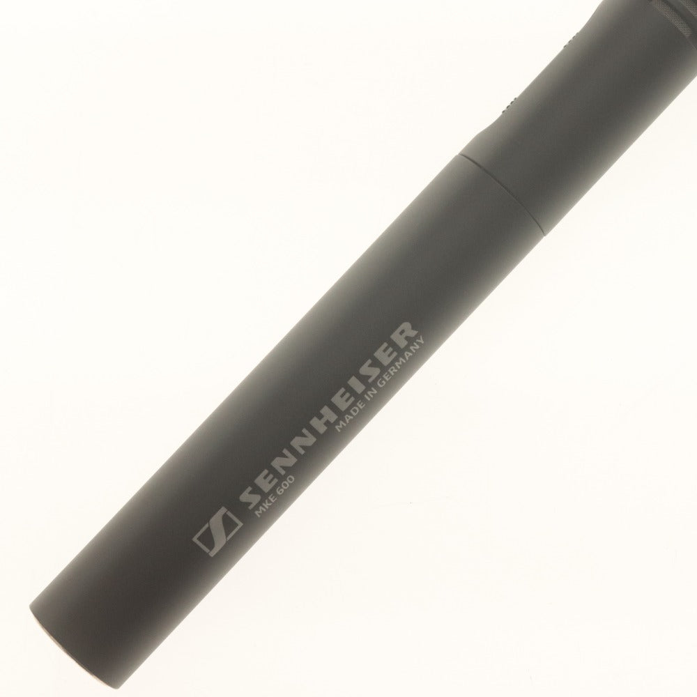 ■ SENNHEISER ゼンハイザー ショットガンマイク MKE600 XLR コンデンサー マイクロフォン 音響機材 PC ビデオカメラ用 付属品付き 動作品