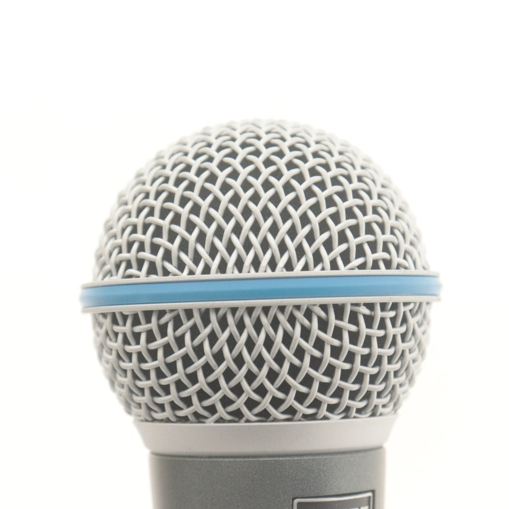 ■ SHURE シュアー ダイナミックマイク BETA58A XLR ボーカル用マイクロホン 音響機材 付属品付き(ケーブルなし) 動作品 美品