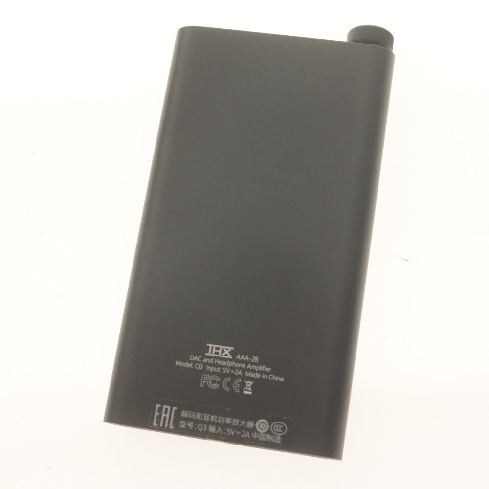 ■ フィーオ ポータブルヘッドホンアンプ FiiO Q3 DAC and Headphone Amplifier 内蔵 ポタアン 付属品付き 動作確認済み 動作品