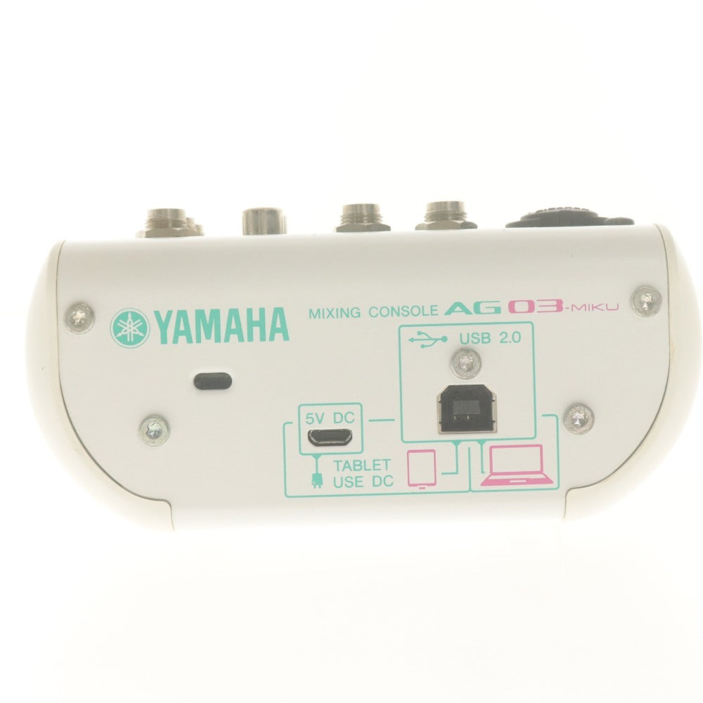 ■ YAMAHA 初音ミク ウェブキャスティングミキサー AG03-MIKU コラボモデル オーディオインターフェース 箱/付属品付き 動作確認済み