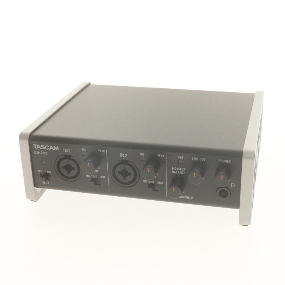 ■ TASCAM タスカム オーディオインターフェース US-2x2 MIDI DTM 機材 箱/付属品付き 動作確認済み