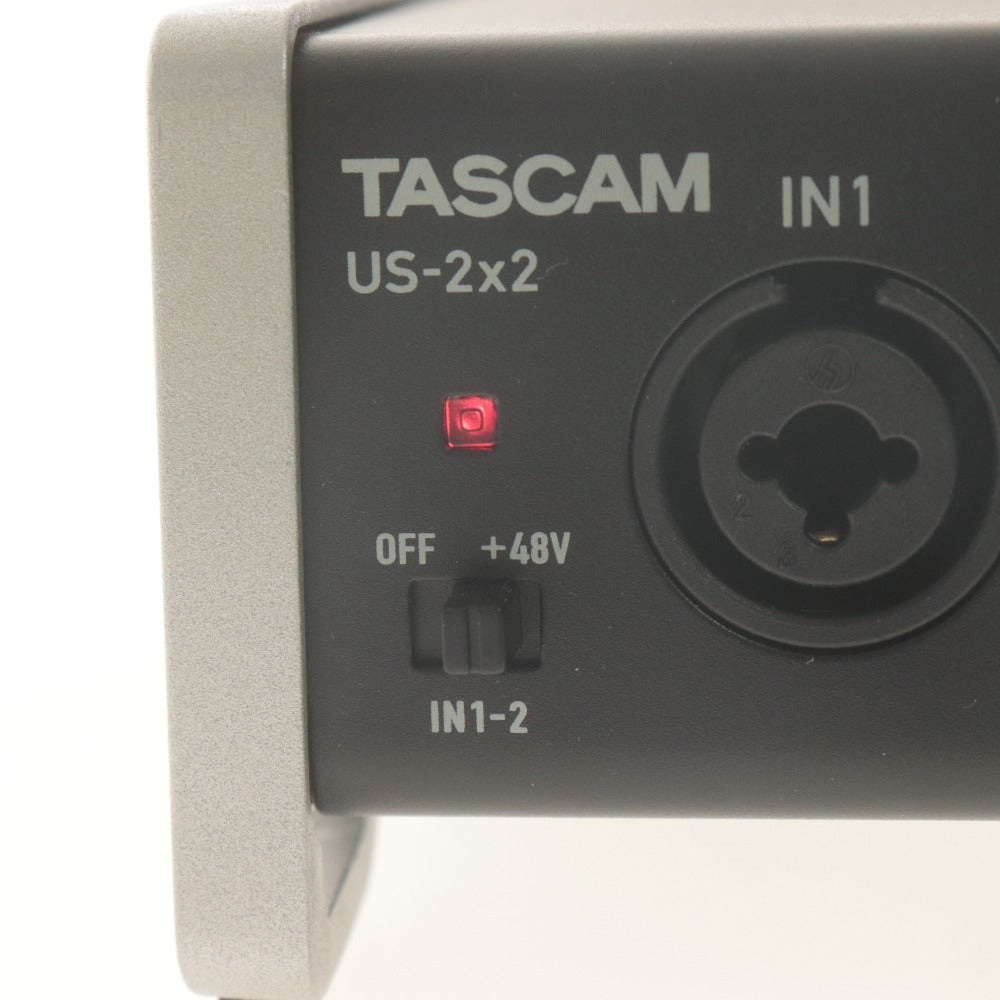 ■ TASCAM タスカム オーディオインターフェース US-2x2 MIDI DTM 機材 箱/付属品付き 動作確認済み
