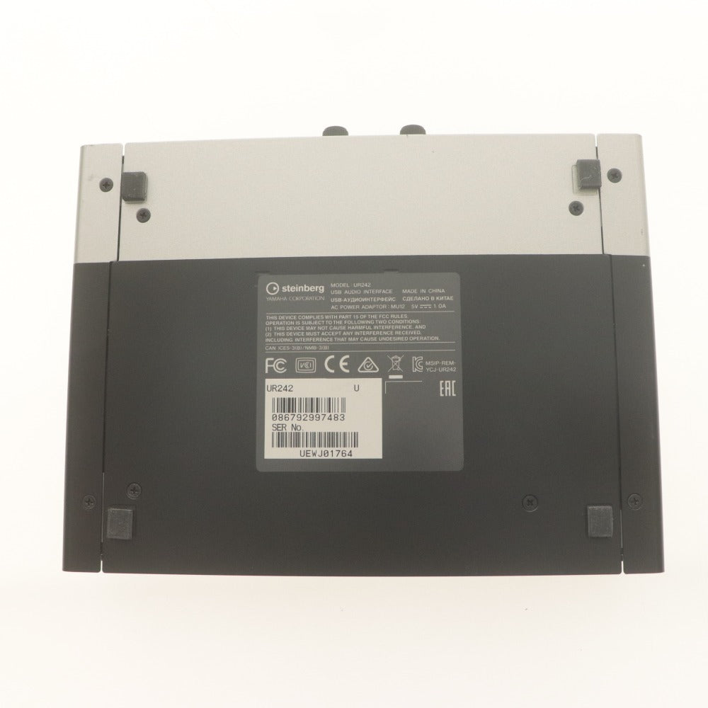 ■ Steinberg スタインバーグ オーディオインターフェース UR242 USB AUDIO INTERFACE DTM 機材 箱/付属品付き 動作確認済み