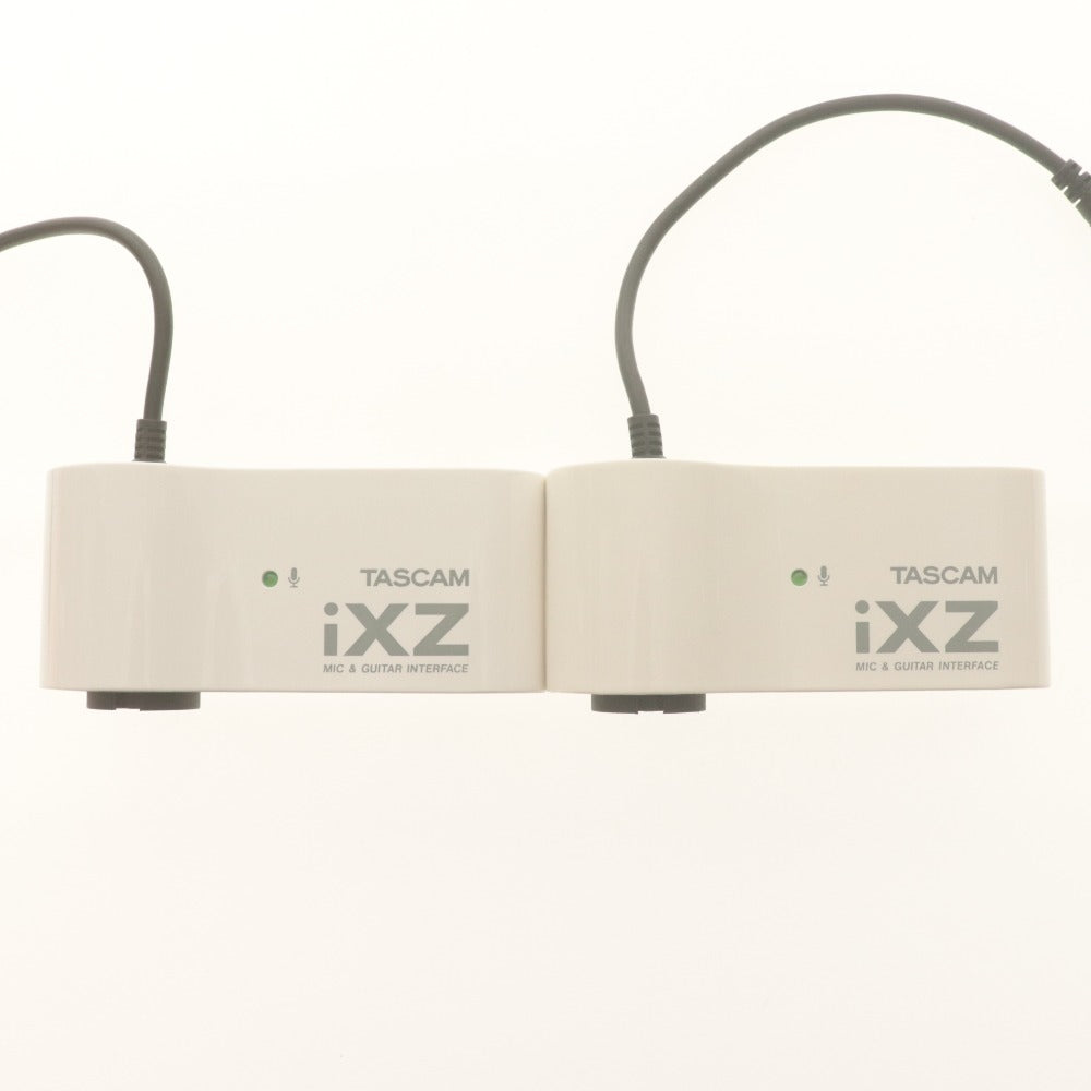 ■ TASCAM iXZ 2点セット まとめ売り マイク/ギター オーディオインターフェース iPad/iPhone/Android 用 付属品付き 未使用含む 動作品