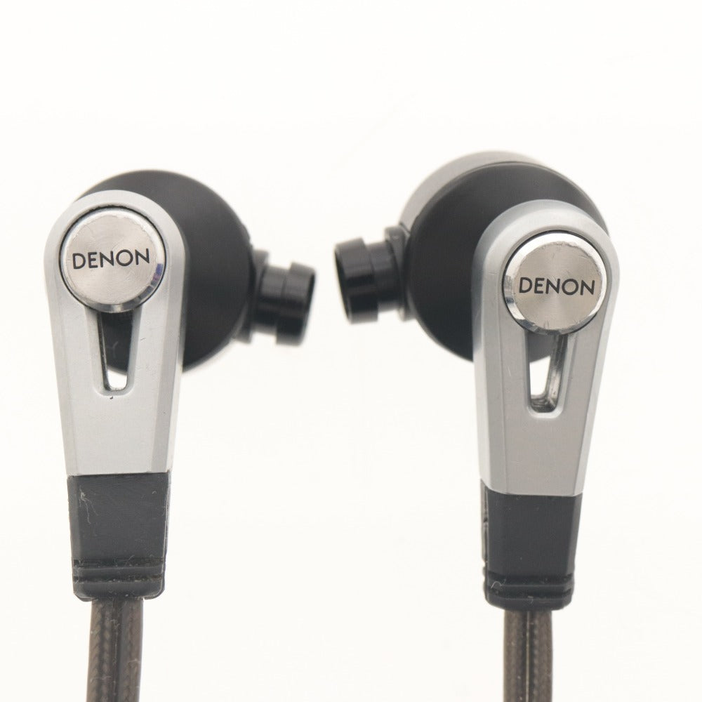 ■ DENON デノン 有線イヤホン AH-C820 Powerful Dual Driver In-Ear Headphone カナル型 イヤフォン 箱/付属品付き 動作品