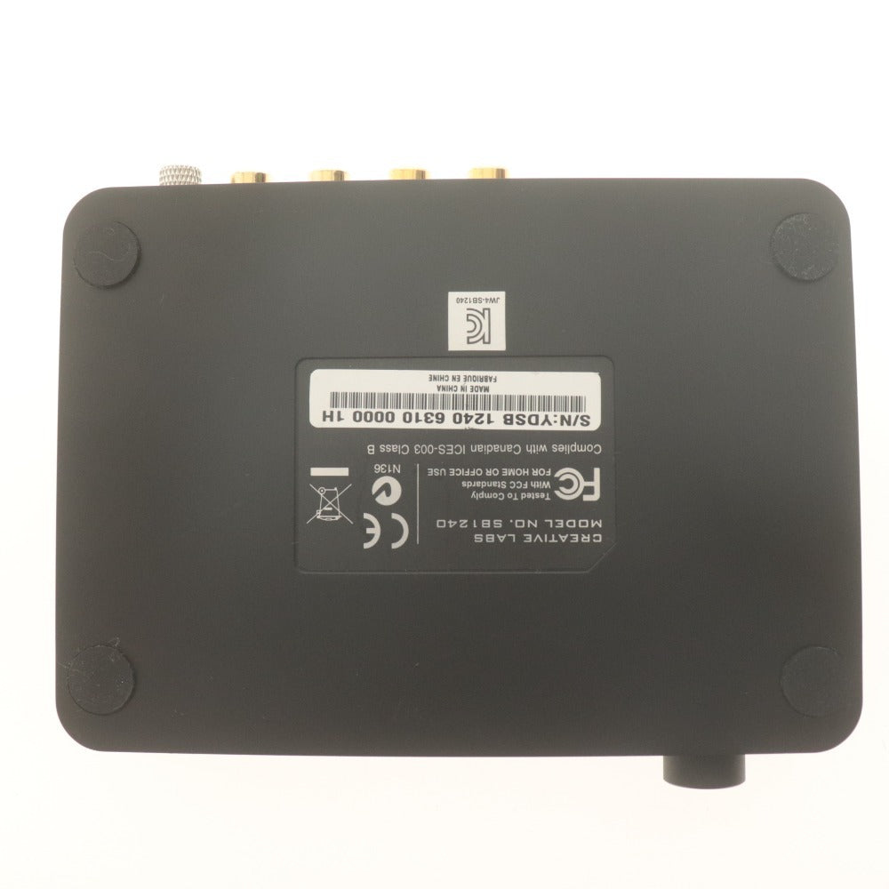 ■ CREATIVE オーディオインターフェース USB Sound BLASTER Digital Music Premium HD SB-DM-PHDR2 サウンド 箱/付属品付き 動作確認済み
