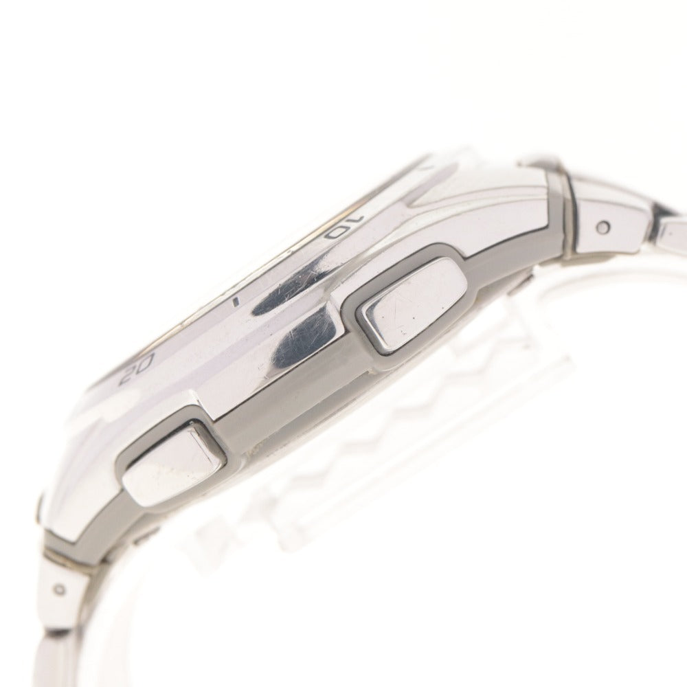 ■ CASIO カシオ 腕時計 5174*JA WVQ-M410 wave ceptor ソーラー 電波 メンズ シルバー 箱/付属品付き 動作確認済み