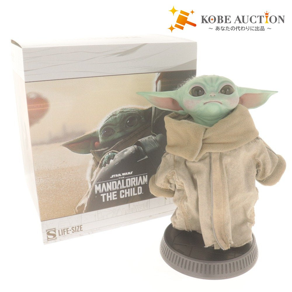 ■ Side show Star Wars スターウォーズ フィギュア 1/1 Mandalorian The Child Grogu マンダロリアン ディズニー 限定品 付属品付き