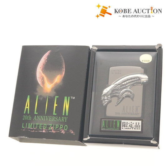 ■ ZIPPO ALIEN エイリアン オイルライター ヘッド 20周年記念 20th ANNIVERSARY LIMITED EDITION No.1859 限定品 未使用 未着火 箱付き
