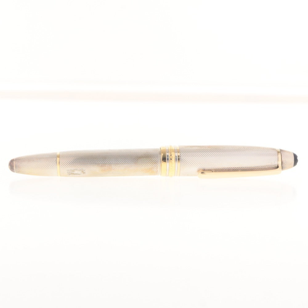 ■ MONTBLANC モンブラン 万年筆 マイスターシュテュック No.146 925 ペン先 18K 4810 750 筆記未確認 ケース付き
