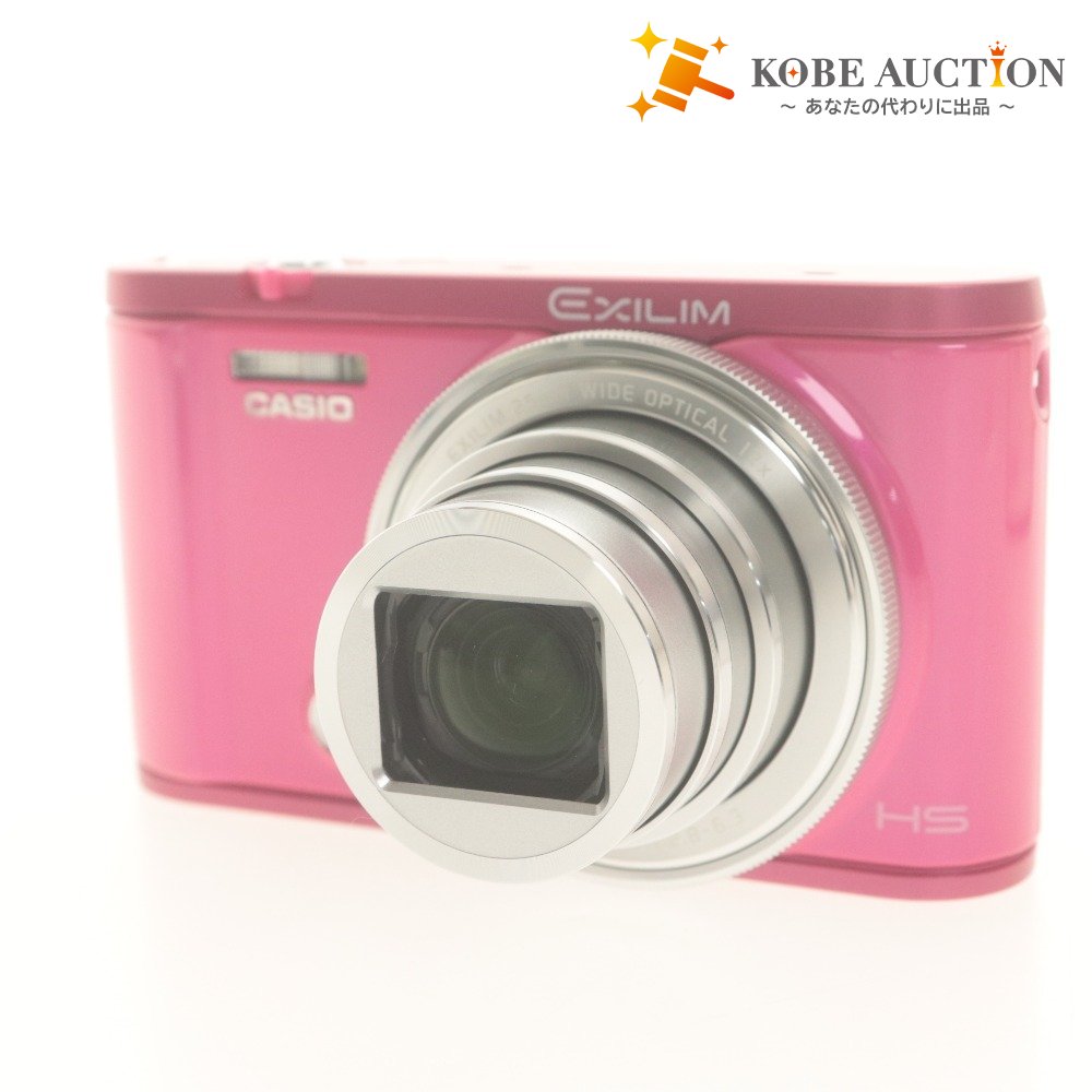 ■ CASIO カシオ コンパクトデジタルカメラ EXILIM EX-ZR3100 20mm 12x f=5.4-64.8mm 1:2.8-6.3 ピンク 付属品付き 動作確認済み 未使用