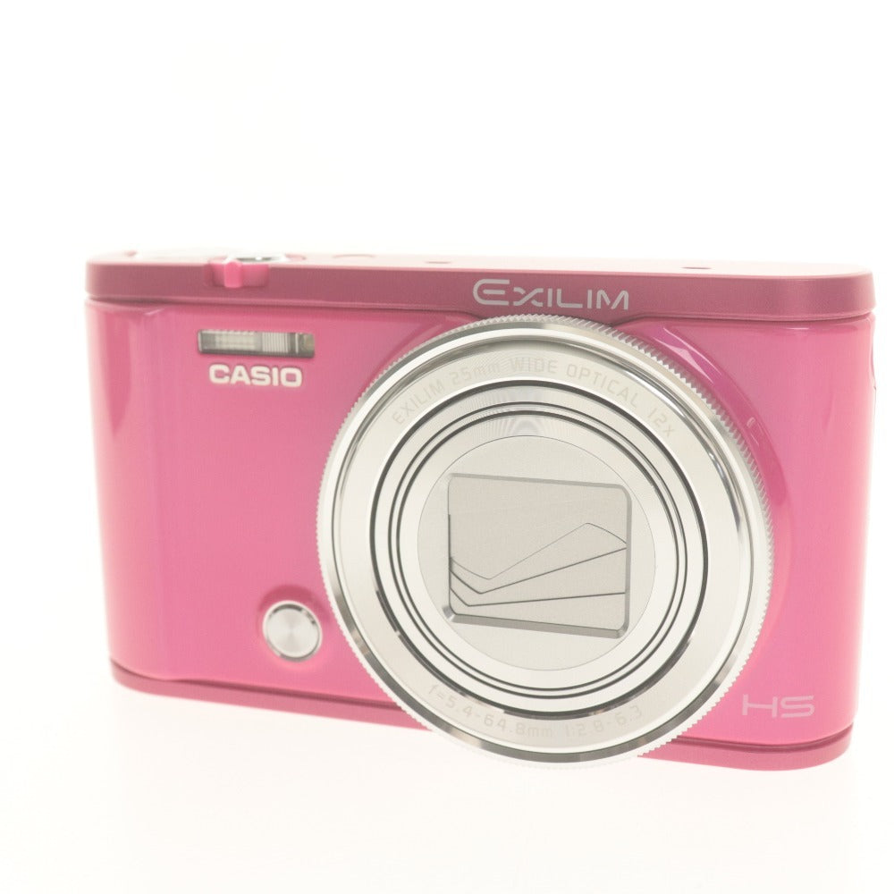 ■ CASIO カシオ コンパクトデジタルカメラ EXILIM EX-ZR3100 20mm 12x f=5.4-64.8mm 1:2.8-6.3 ピンク 付属品付き 動作確認済み 未使用