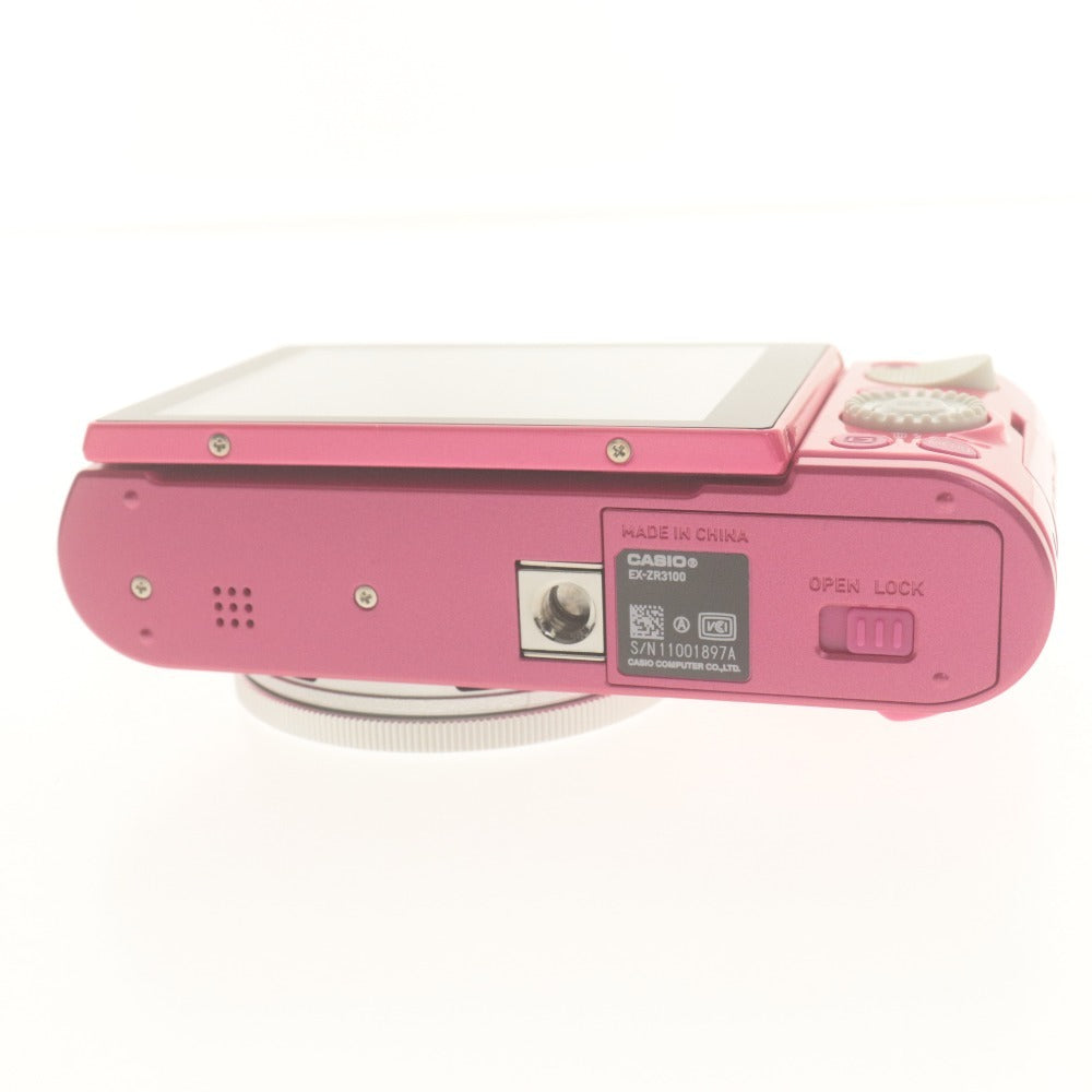■ CASIO カシオ コンパクトデジタルカメラ EXILIM EX-ZR3100 20mm 12x f=5.4-64.8mm 1:2.8-6.3 ピンク 付属品付き 動作確認済み 未使用