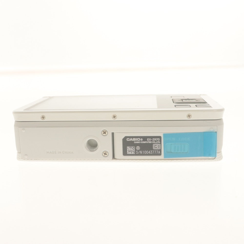 ■ CASIO カシオ コンパクトデジタルカメラ EXILIM EX-ZR70 25mm 10x f=4.5-45.0mm 1:3.5-6.5 付属品付き 初期フィルム貼 未使用