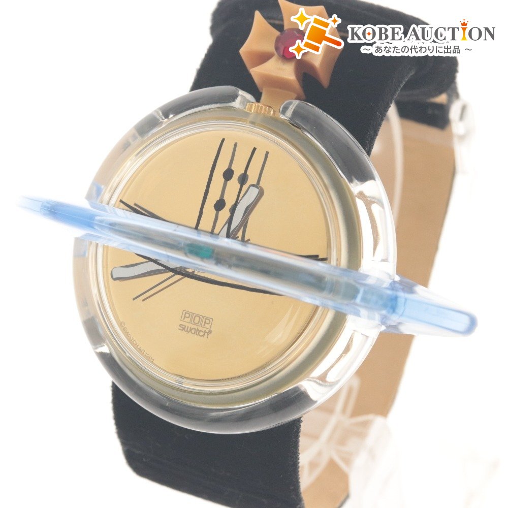 ■ POP SWATCH by Vivienne Westwood 腕時計 オーブスウォッチ コラボモデル クォーツ 28g 1991年 限定品 ケース/付属品付き 未動作未使用