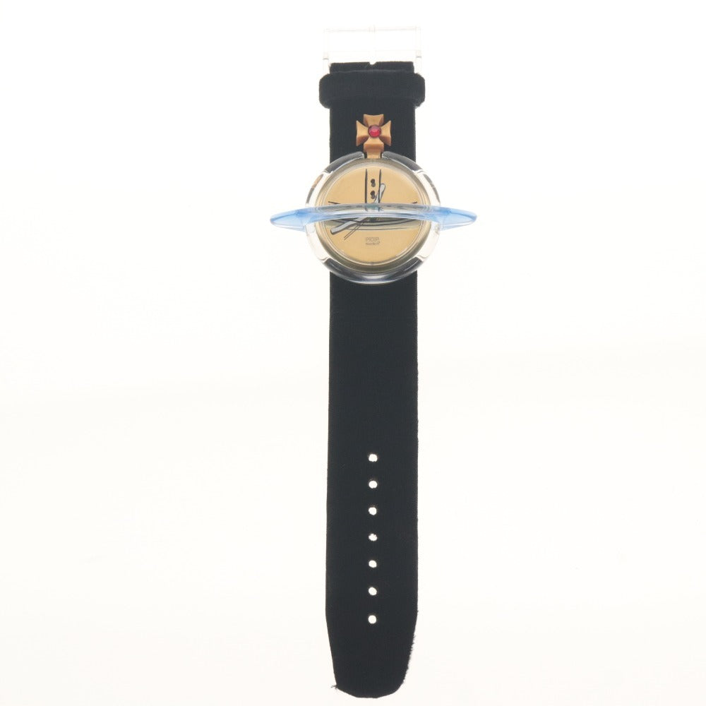 ■ POP SWATCH by Vivienne Westwood 腕時計 オーブスウォッチ コラボモデル クォーツ 28g 1991年 限定品 ケース/付属品付き 未動作未使用