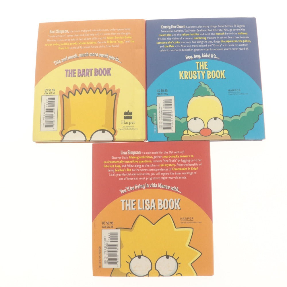 ■ Matt Groening THE SIMPSONS/シンプソンズ 絵本 9冊/点セット まとめ売りBOOK LIBRARY OF WISDOM/UNCENSORED FAMILY ALBUM/ 等 英語