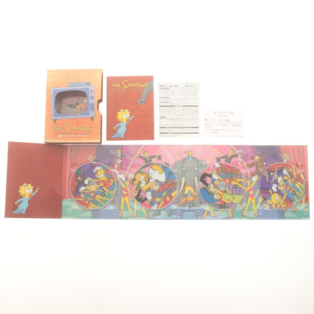 ■ THE SIMPSONS シンプソンズ DVD BOX 5巻/点セット まとめ売り THE COMPLETE 1～5 SEASON COLLECTOR'S EDITION 日本語 英語 付属品付き