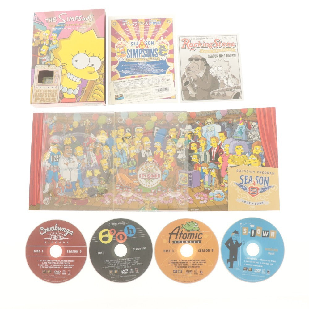 ■ THE SIMPSONS シンプソンズ DVD BOX 5巻/点セット まとめ売り THE COMPLETE 6～10 SEASON COLLECTOR'S EDITION 日本語 英語 付属品付き