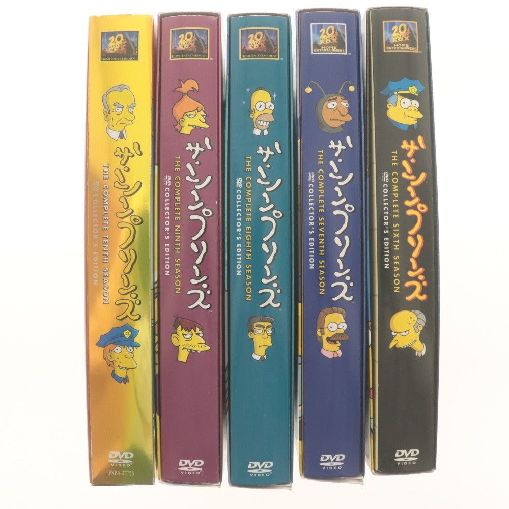 ■ THE SIMPSONS シンプソンズ DVD BOX 5巻/点セット まとめ売り THE COMPLETE 6～10 SEASON COLLECTOR'S EDITION 日本語 英語 付属品付き
