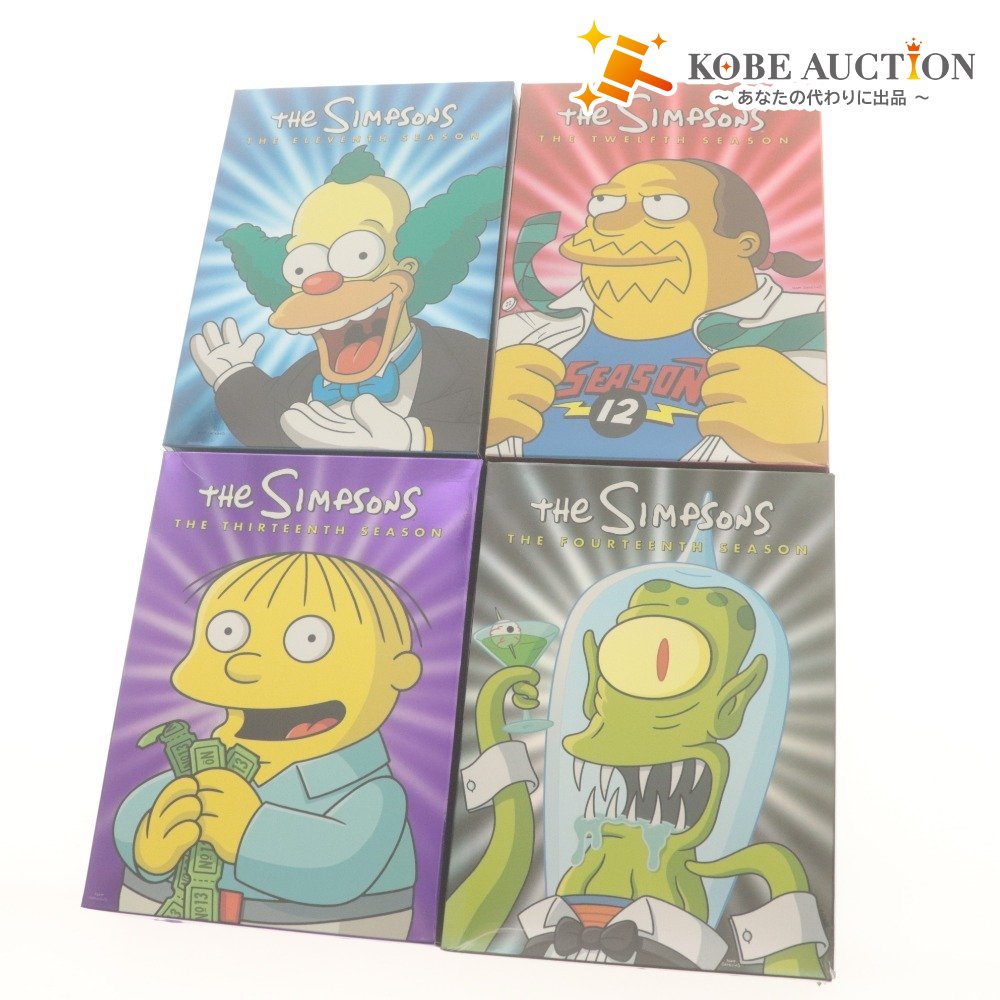 ■ THE SIMPSONS シンプソンズ DVD BOX 4巻/点セット 11～14 SEASON まとめ売り COLLECTOR'S EDITION 日本語 英語 付属品付き