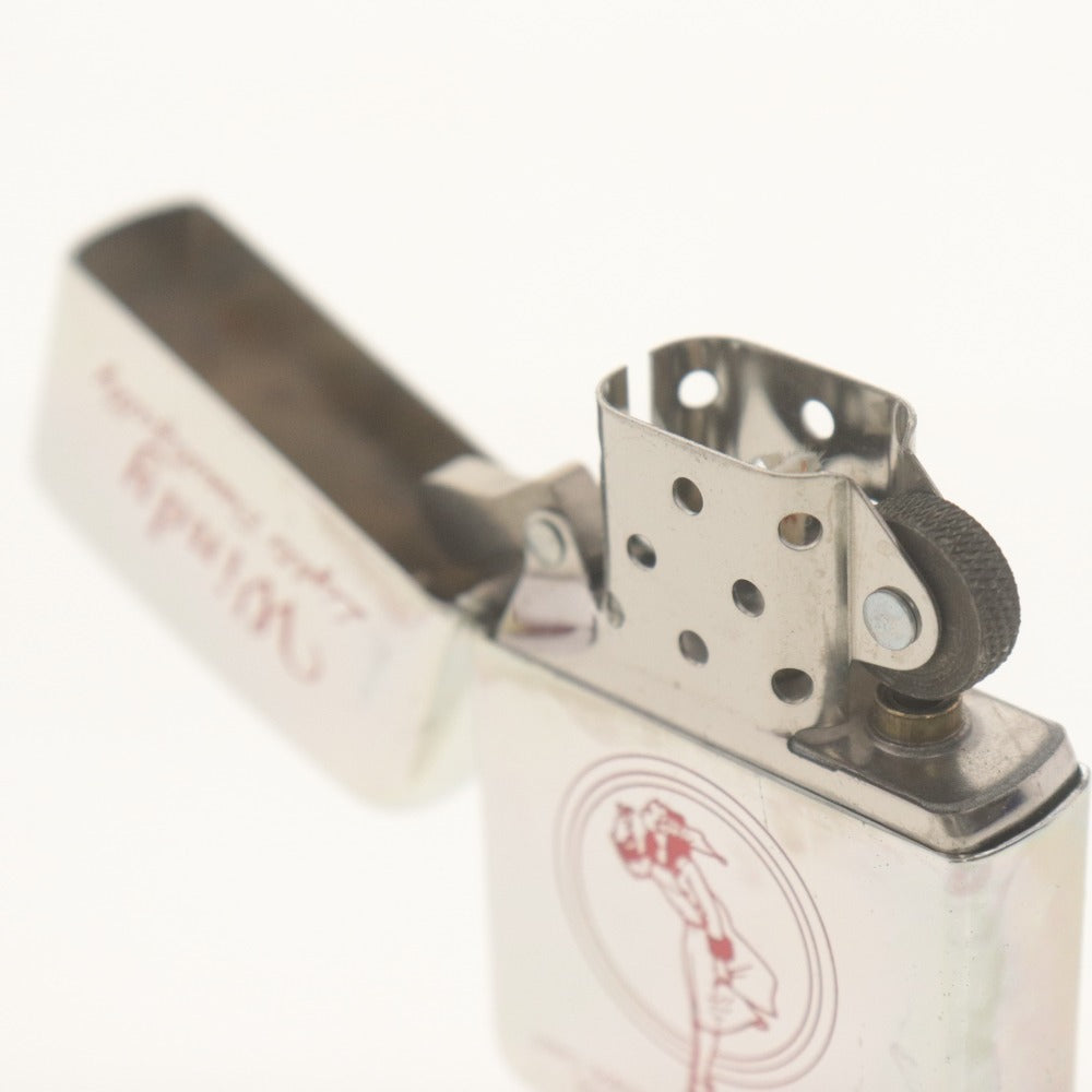 ■ ZIPPO ジッポー オイルライター & フィギュアドール Windy girl ウィンディーガール レッド 赤 台座/ケース付き