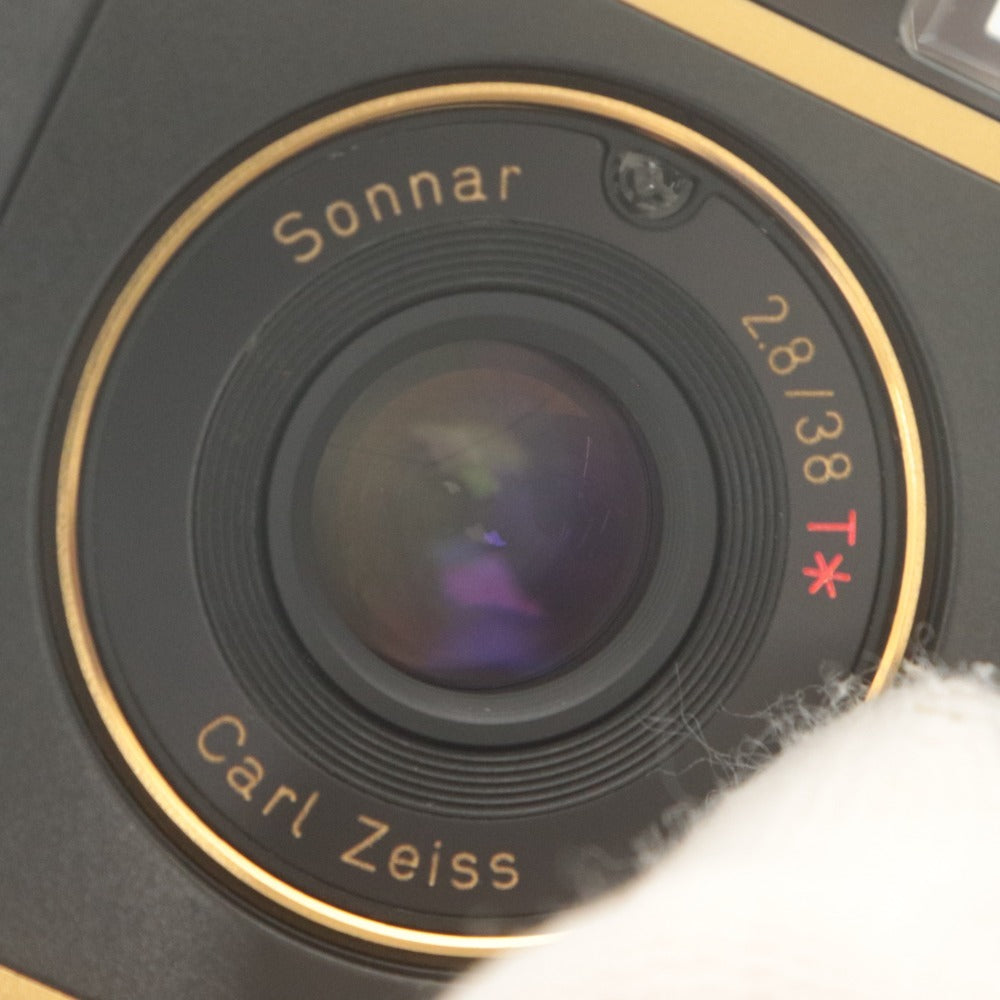 ■ CONTAX T2 60 Years Limited Edition A1675 ゴールド 2.8/38 T＊ フィルムカメラ 60周年記念 限定品モデル 京セラ 付属品付き 未使用